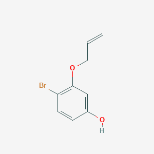 molecular formula C9H9BrO2 B8395125 3-(Allyloxy)-4-bromophenol 
