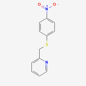 2-[[(4-Nitrophenyl)sulfanyl]methyl]pyridine