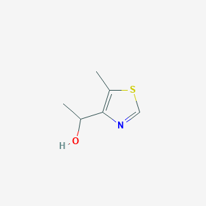 molecular formula C6H9NOS B8395280 1-(5-Methyl-1,3-thiazol-4-yl)ethan-1-ol CAS No. 1256561-30-4