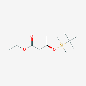 molecular formula C12H26O3Si B8395354 ETHYL (R)-3-((TERT-BUTYLDIMETHYLSILYL)OXY)BUTANOATE 