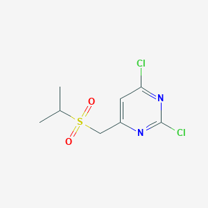 2,4-Dichloro-6-[(isopropylsulfonyl)methyl]pyrimidine