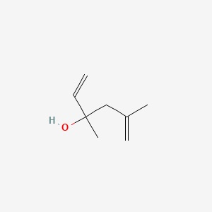 molecular formula C8H14O B8395524 3,5-Dimethylhexa-1,5-dien-3-ol CAS No. 17123-64-7