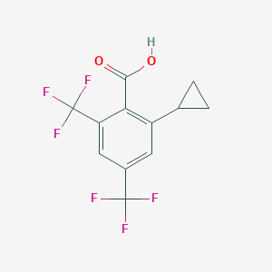 2-Cyclopropyl-4,6-bis-trifluoromethyl-benzoic acid