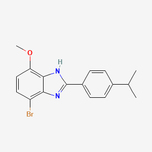 4-bromo-2-(4-isopropyl-phenyl)-7-methoxy-1H-benzoimidazole