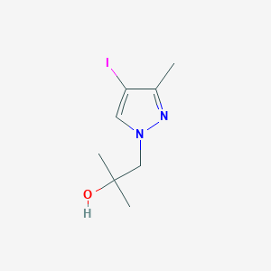 1-(4-iodo-3-methyl-1H-pyrazol-1-yl)-2-methylpropan-2-ol