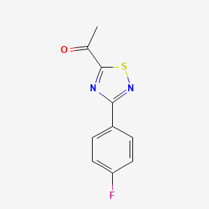1-(3-(4-Fluorophenyl)-1,2,4-thiadiazol-5-yl)ethanone