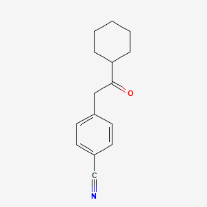 4-(2-Cyclohexyl-2-oxo-ethyl)-benzonitrile