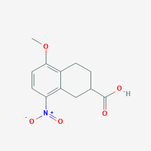 5-Methoxy-8-nitro-1,2,3,4-tetrahydronaphthalene-2-carboxylic acid