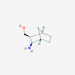 molecular formula C8H15NO B8395816 (1alpha,4alpha)-3alpha-Aminobicyclo[2.2.1]heptane-2alpha-methanol 