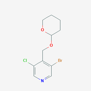 3-Bromo-5-chloro-4-(tetrahydro-pyran-2-yloxymethyl)-pyridine