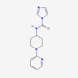 N-[1-(2-pyridinyl)-4-piperidinyl]-1H-imidazole-1-carboxamide