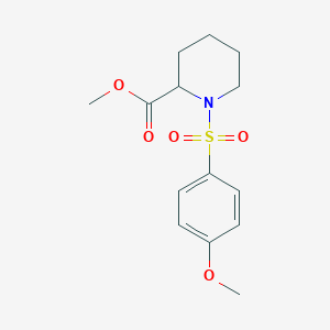 Methyl-1-[(4-methoxyphenyl)sulfonyl]piperidine-2(R,S)-carboxylate