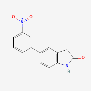 5-(3-Nitro-phenyl)-1,3-dihydro-indol-2-one