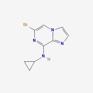 6-bromo-N-cyclopropylimidazo[1,2-a]pyrazin-8-amine