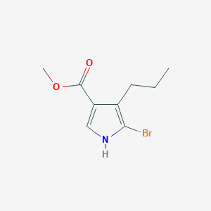 Methyl 5-bromo-4-propyl-1H-pyrrole-3-carboxylate
