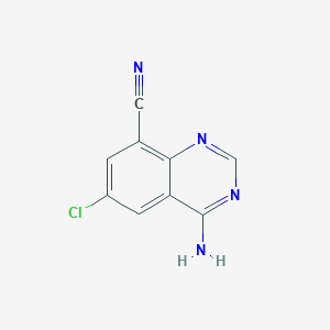 4-Amino-6-chloro-quinazoline-8-carbonitrile