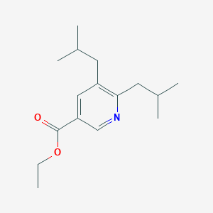 5,6-Diisobutyl-nicotinic acid ethyl ester