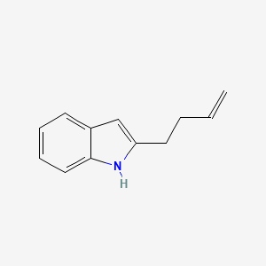 molecular formula C12H13N B8396222 2-(3-Butenyl)-1H-indole 