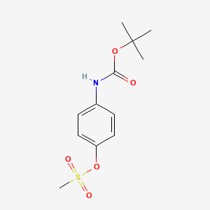 4-(Tert-butoxycarbonylamino)phenyl methanesulfonate