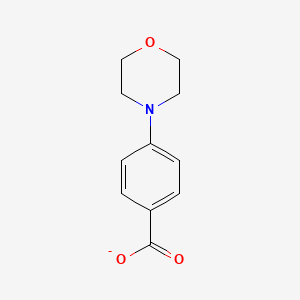 molecular formula C11H12NO3- B8396354 4-Morpholinobenzoate 
