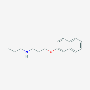 molecular formula C16H21NO B8396396 n-Propyl-(3-(naphthalen-2-yloxy)propyl)amine 