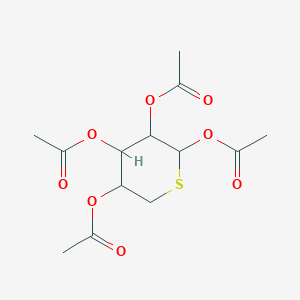 molecular formula C13H18O8S B8396535 d-Xylopyranose, tetra-O-acetyl-5-thio- 
