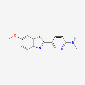 5-(6-Methoxy-1,3-benzoxazol-2-yl)-N-methylpyridin-2-amine