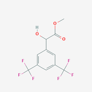 Methyl [3,5-bis(trifluoromethyl)phenyl](hydroxy)acetate