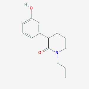 3-(3-Hydroxyphenyl)-1-propyl-2-piperidone