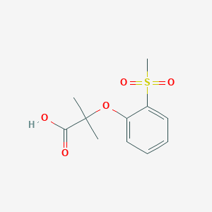 2-Methyl-2-(2-methanesulfonyl-phenoxy)-propionic acid