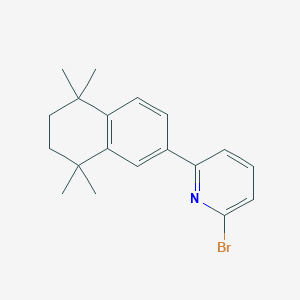 2-Bromo-6-(5,5,8,8-tetramethyl-5,6,7,8-tetrahydronaphthalen-2-yl)pyridine