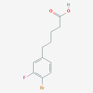 5-(4-Bromo-3-fluorophenyl)pentanoic acid