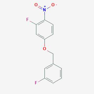 2-Fluoro-4-(3-fluoro-benzyloxy)-nitrobenzene