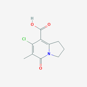 7-Chloro-6-methyl-5-oxo-1,2,3,5-tetrahydroindolizine-8-carboxylic acid