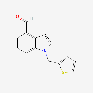 1-(2-Thienylmethyl)indole-4-carbaldehyde