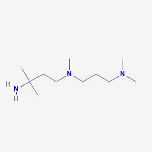 molecular formula C11H27N3 B8396832 n1-(3-(Dimethylamino)propyl)-n1,3-dimethylbutane-1,3-diamine 