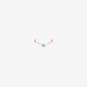 molecular formula I2Ni B083969 Nickel iodide CAS No. 13462-90-3