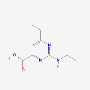 6-Ethyl-2-ethylamino-pyrimidine-4-carboxylic acid