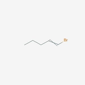 molecular formula C5H9Br B8396958 1-Bromo-1-pentene 