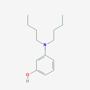 molecular formula C14H23NO B008397 3-(二丁基氨基)酚 CAS No. 43141-69-1