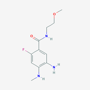 5-Amino-2-fluoro-N-(2-methoxy-ethyl)-4-methylamino-benzamide