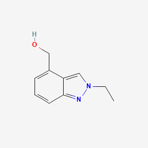 molecular formula C10H12N2O B8397021 (2-ethyl-2H-indazol-4-yl)methanol 