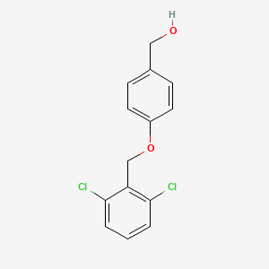 {4-[(2,6-Dichlorobenzyl)oxy]phenyl}methanol