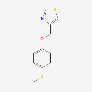 4-(4-Methylsulfanyl-phenoxymethyl)-thiazole