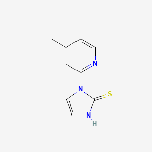 1-(4-Methyl-2-pyridyl)-2-mercaptoimidazole