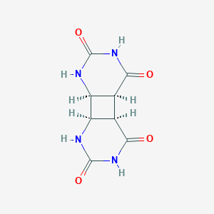 molecular formula C8H8N4O4 B083972 (1R,2S,7S,8R)-3,5,10,12-tetrazatricyclo[6.4.0.02,7]dodecane-4,6,9,11-tetrone CAS No. 13375-99-0