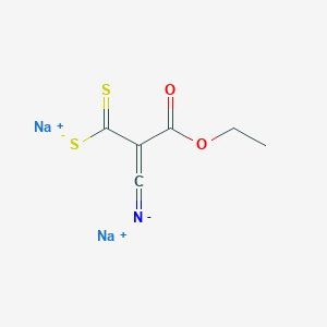molecular formula C6H5NNa2O2S2 B8397512 Sodium 2-cyano-3-ethoxy-3-oxoprop-1-ene-1,1-bis(thiolate) 