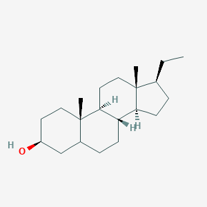 molecular formula C21H36O B083976 Pregnan-3beta-ol CAS No. 13164-34-6