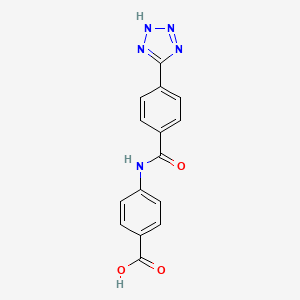 4-[4-(1H-Tetrazol-5-yl)benzoylamino]benzoic acid