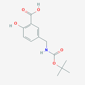 5-(tert-Butoxycarbonylamino-methyl)-2-hydroxy-benzoic acid